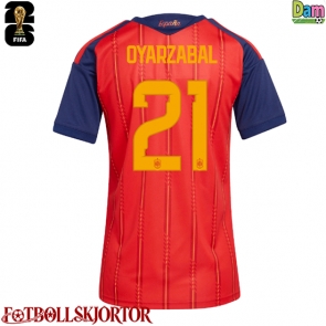 Spanien Mikel Oyarzabal #21 Hemmatröja Dam VM 2026 Kortärmad